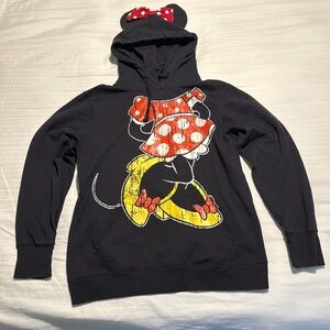 Disney Parks Mouse Ear Minnie Hoodie